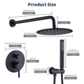 Complete Metal Shower Set — Wall Mounted