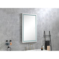 36x24 Inch LED Bathroom Wall Mirror — Dimmable Anti-Fog