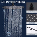 Complete Metal Shower Set — Wall Mounted