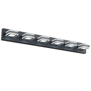6-Light Modern Black LED Makeup Vanity Light