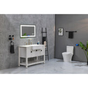 LED Wall Mount Bathroom Mirror — Dimmable Anti-Fog