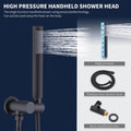 Complete Metal Shower Set — Wall Mounted