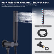 Complete Metal Shower Set — Wall Mounted