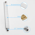 Wall-Mount Shower Mixer System — Brushed Nickel