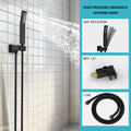 Rain Shower System with Storage Shelves — Wall Mount