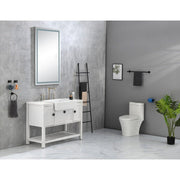 36x24 Inch LED Bathroom Wall Mirror — Dimmable Anti-Fog