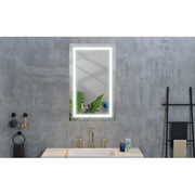 LED Wall Mount Bathroom Mirror — Dimmable Anti-Fog