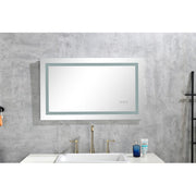 LED Wall Mount Bathroom Mirror — Dimmable Anti-Fog