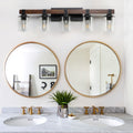 5-Light Farmhouse Rustic Bathroom Vanity Light