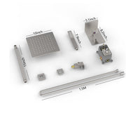 Luxury Shower Set — Wall Mount Complete Kit