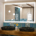 Dimmable LED Bathroom Mirror — Anti-Fog Waterproof Wall Mount