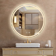 24x24 Inch Round Bathroom Mirror — Wall Mount