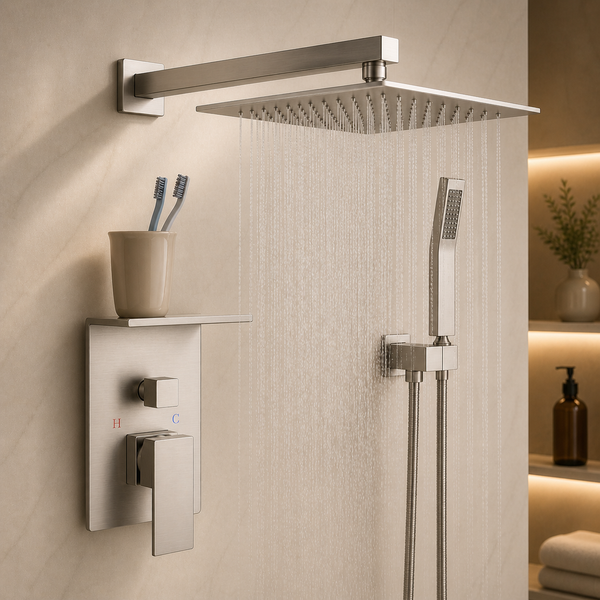 Luxury Shower Set — Wall Mount Complete Kit