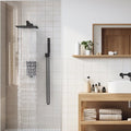 Rain Shower System with Storage Shelves — Wall Mount