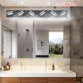 6-Light Modern Black LED Makeup Vanity Light