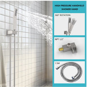 Luxury Shower Set — Wall Mount Complete Kit