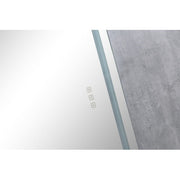 36x24 Inch LED Bathroom Wall Mirror — Dimmable Anti-Fog