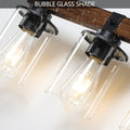 5-Light Farmhouse Rustic Bathroom Vanity Light
