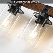 5-Light Farmhouse Rustic Bathroom Vanity Light