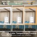 Dimmable LED Bathroom Mirror — Anti-Fog Waterproof Wall Mount