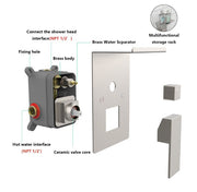 Luxury Shower Set — Wall Mount Complete Kit