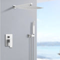 Wall-Mount Shower Mixer System — Brushed Nickel