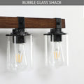 5-Light Farmhouse Rustic Bathroom Vanity Light